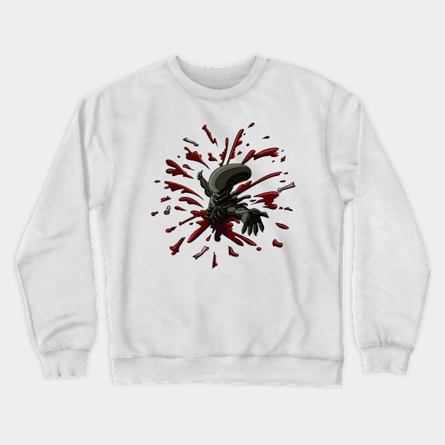 Chest Buster! Crewneck Sweatshirt by krls